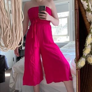 Pink Strapless Jumper